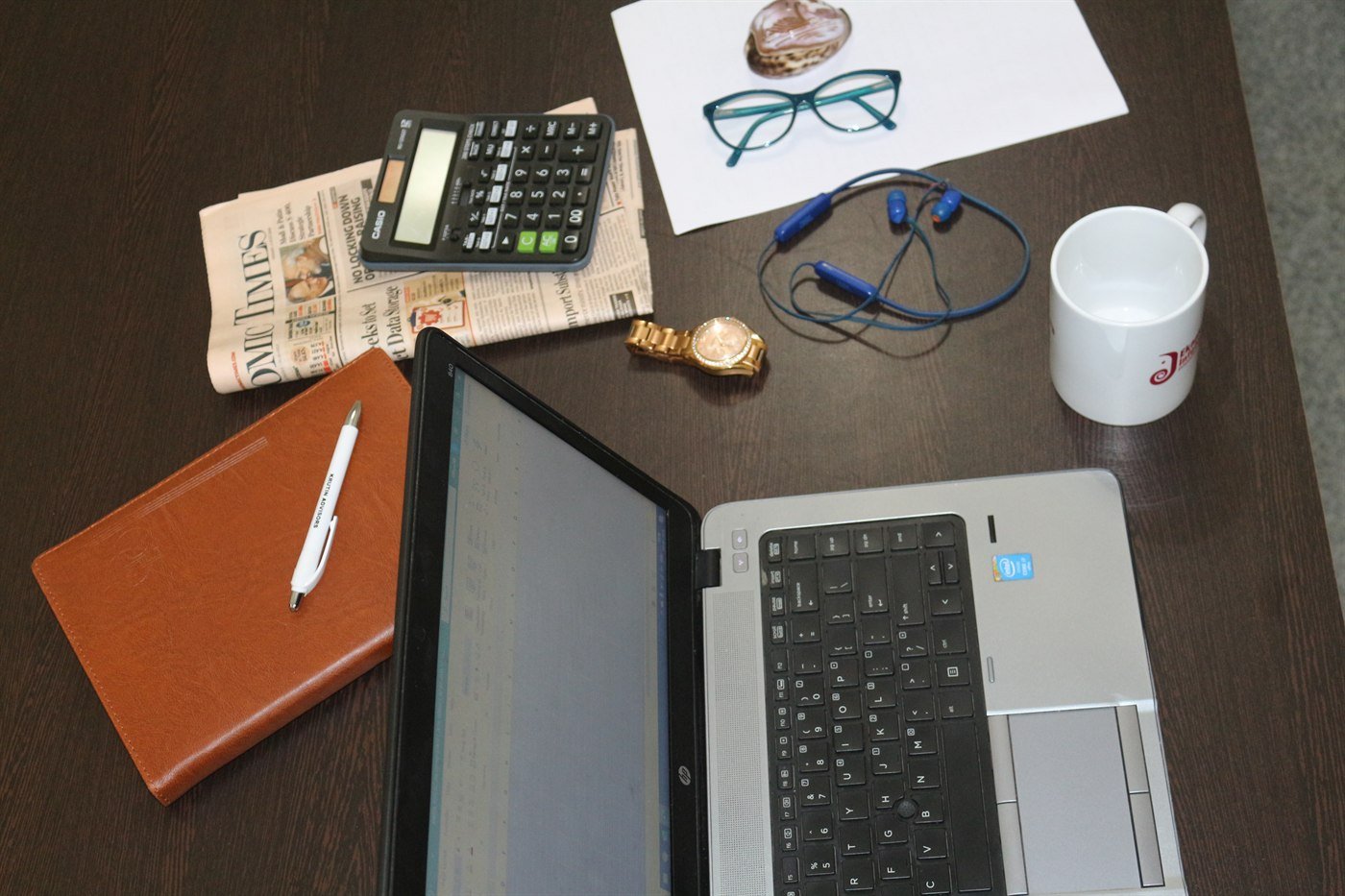 Workspace and planning desk at M N S K & Co